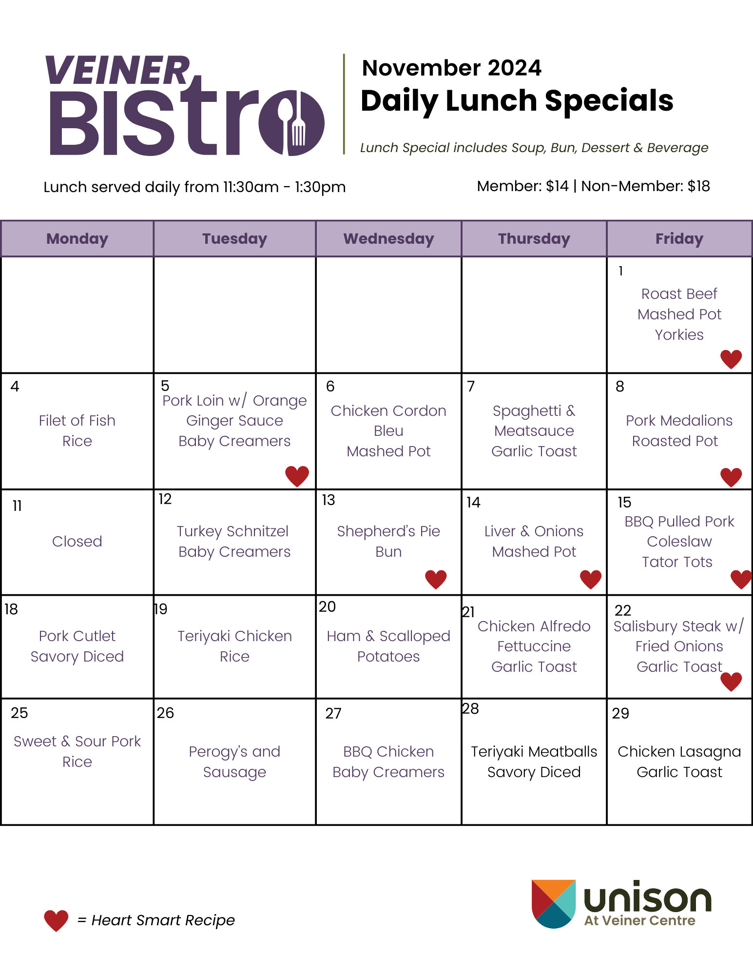 Bistro November 2024