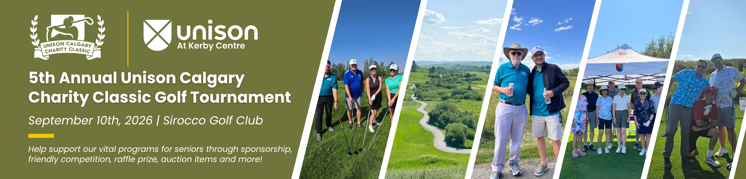 Golf tournament banner