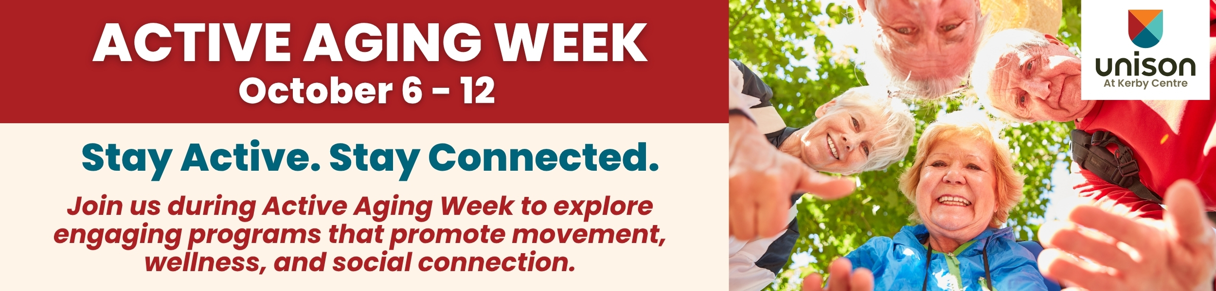 Active Aging week banner