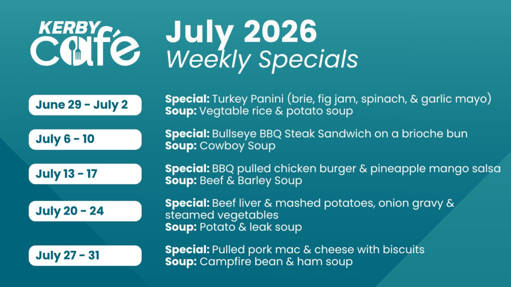 Cafe menu preview.