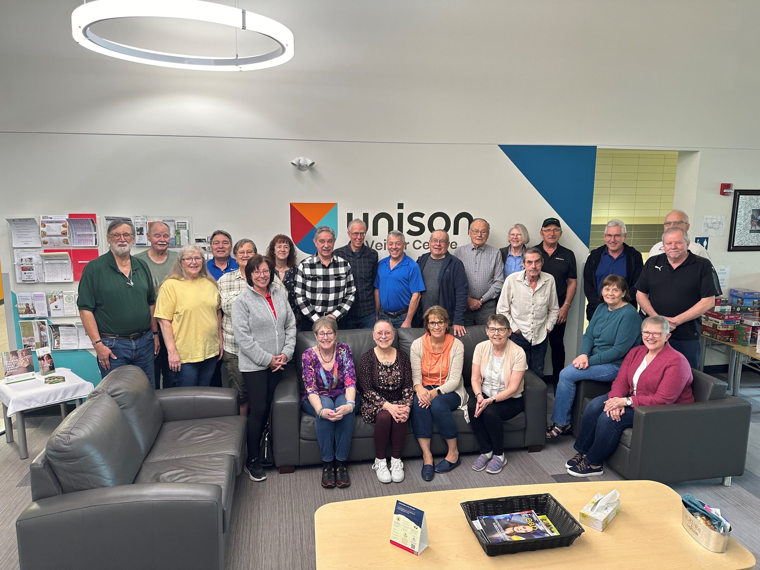 Volunteer portrait inside the Unison shield frame.