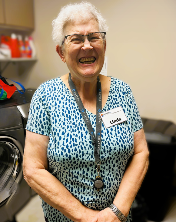 Smiling older woman