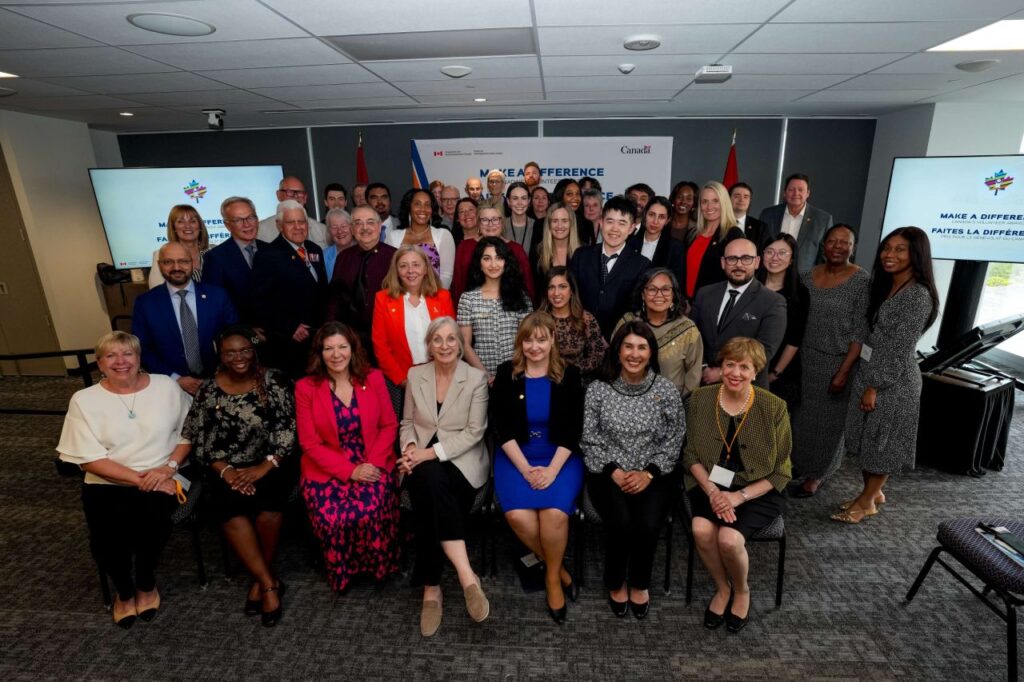 Winners of the Canada Volunteer Awards. Ottawa, On, May 2026