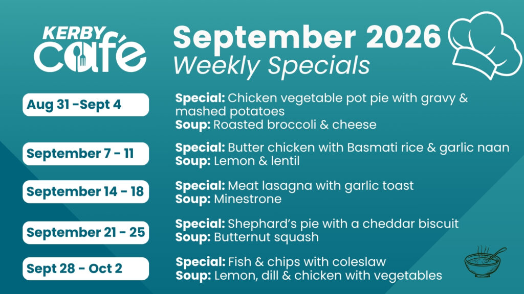 Cafe menu preview.